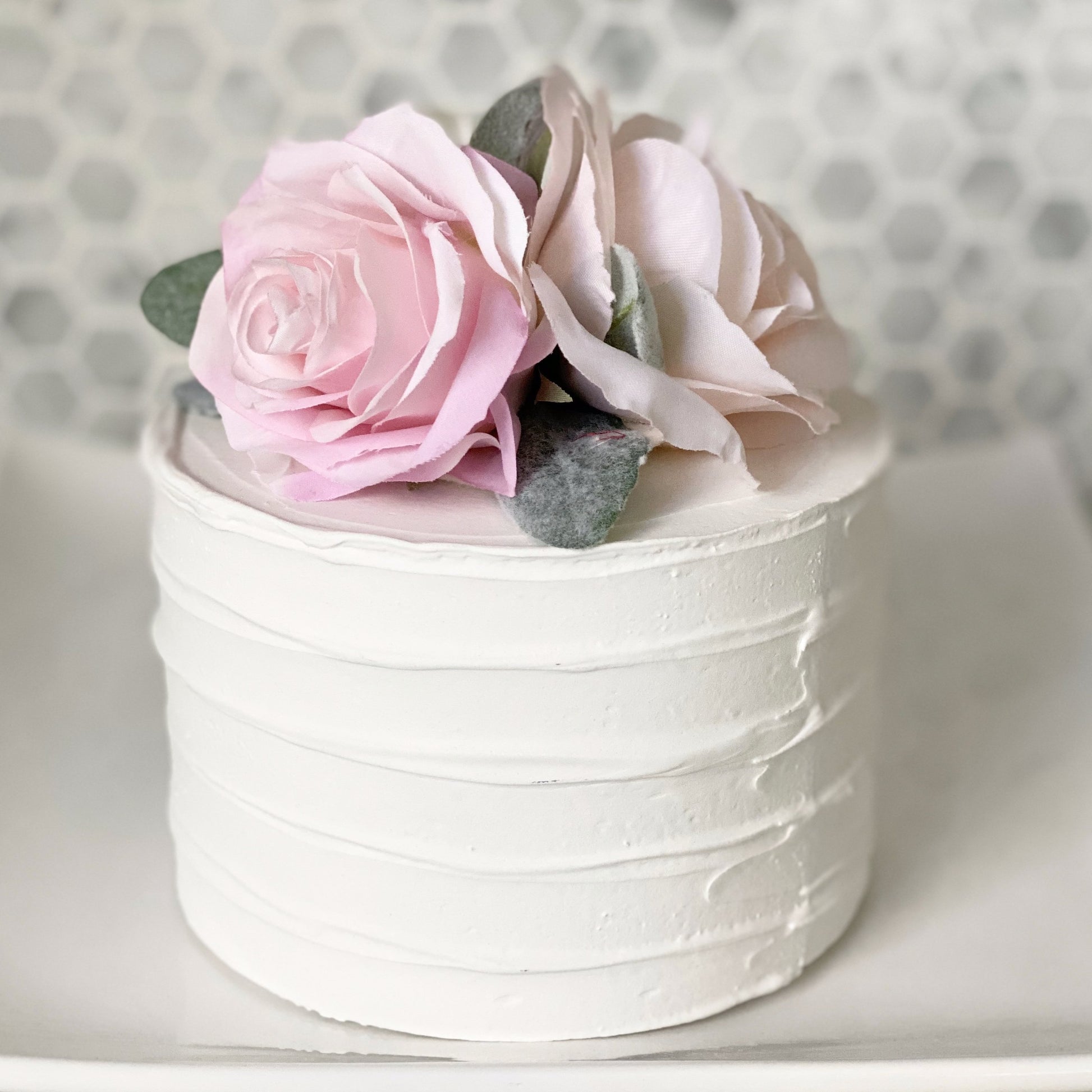 Girl Birthday Cake Topper, Floral Cake Flower Topper, Pink and Gold Cake Topper, Floral First Birthday, Floral Party, Baby Shower Decor