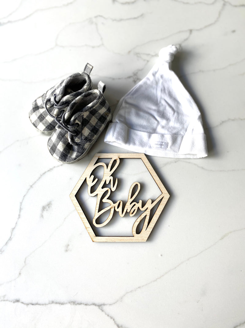 Pregnancy Announcement Photo, Oh Baby Sign, Baby Announcement Prop, Gender Reveal, Maternity Photo, It's a Girl, It's a Boy, Coming Soon