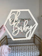 Pregnancy Announcement Photo, Oh Baby Sign, Baby Announcement Prop, Gender Reveal, Maternity Photo, It's a Girl, It's a Boy, Coming Soon
