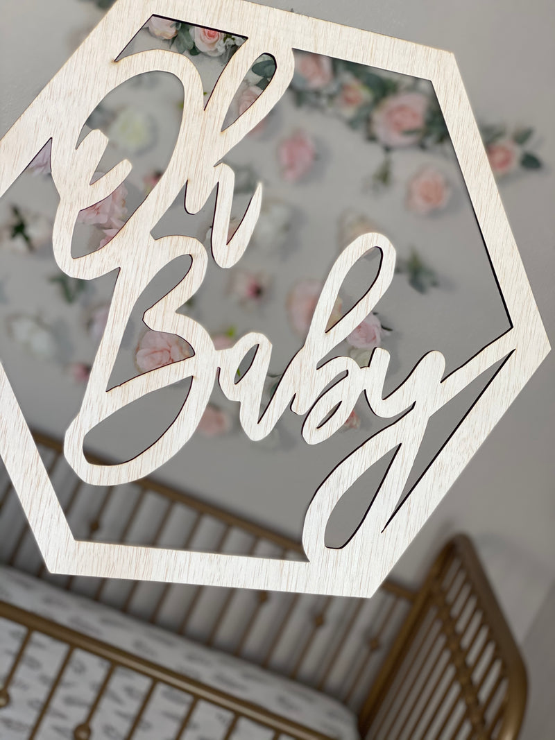 Pregnancy Announcement Photo, Oh Baby Sign, Baby Announcement Prop, Gender Reveal, Maternity Photo, It's a Girl, It's a Boy, Coming Soon
