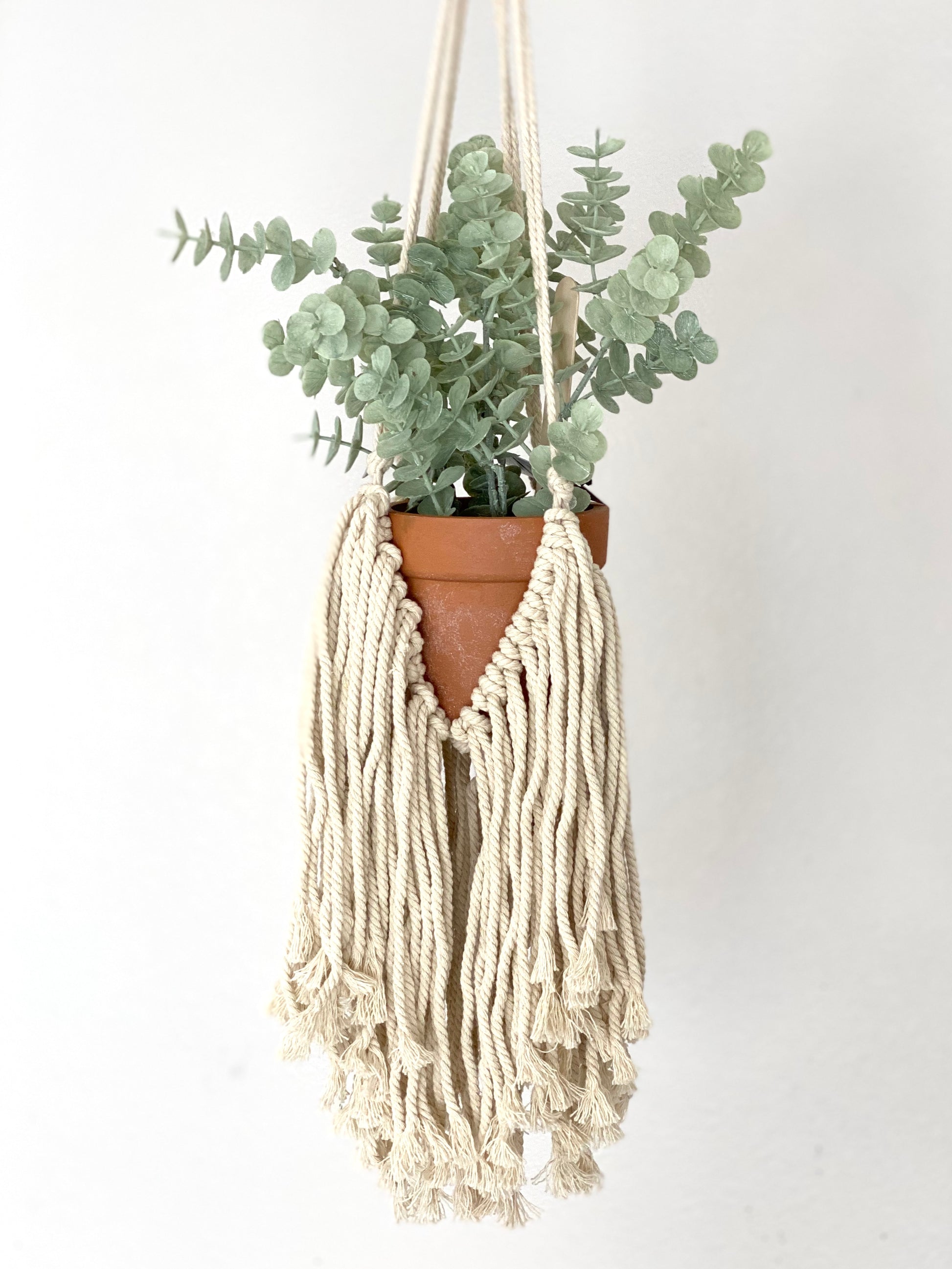 Fringe Macrame Plant Hanger, Macrame Crochet Planter, Boho Plant, Boho Nursery Decor, Boho Office Decor, Boho Planter, Macrame Planter Boho