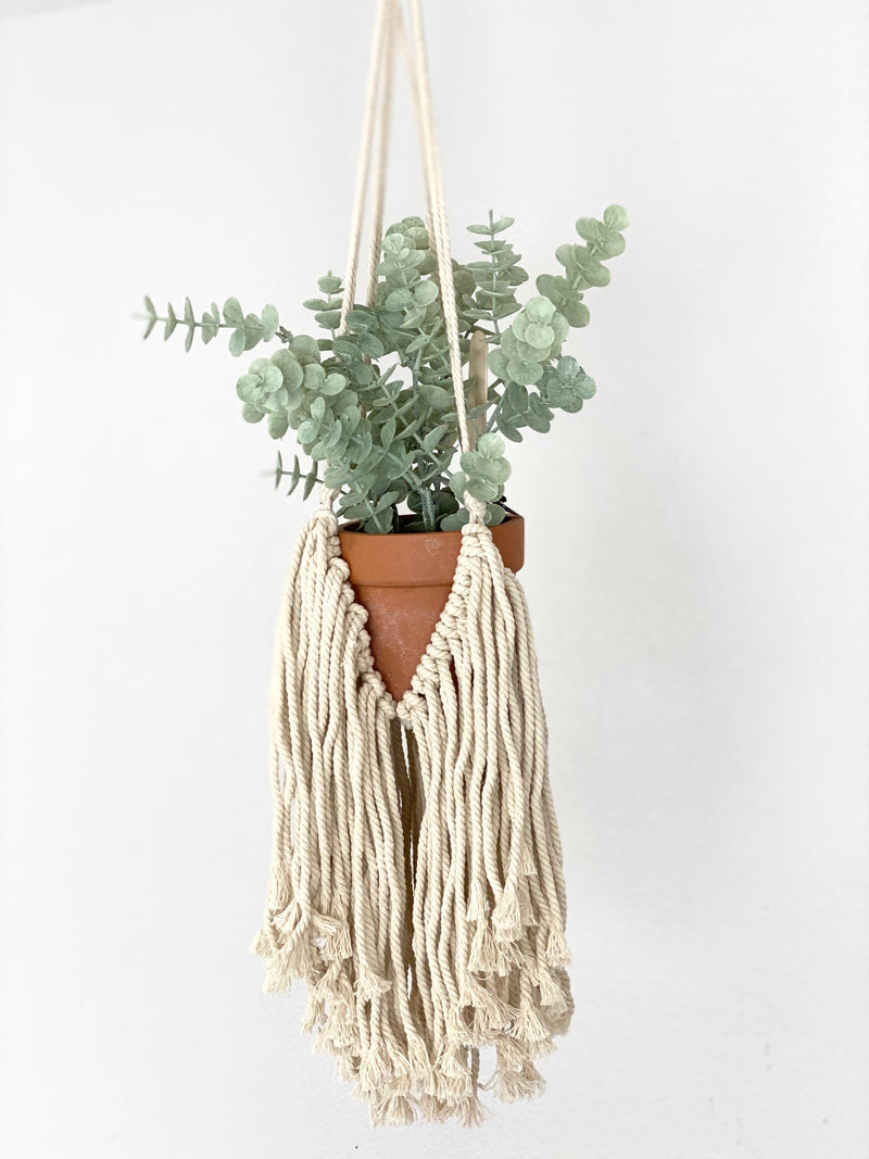 Fringe Macrame Plant Hanger, Macrame Crochet Planter, Boho Plant, Boho Nursery Decor, Boho Office Decor, Boho Planter, Macrame Planter Boho
