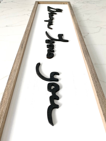 Custom Handwriting Sign, Personalized Wood Sign, Keepsake Gift, Memorial Sign, Memorial Gift, Laser Cut Handwriting Gift, Nursery Decor