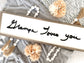 Custom Handwriting Sign, Personalized Wood Sign, Keepsake Gift, Memorial Sign, Memorial Gift, Laser Cut Handwriting Gift, Nursery Decor