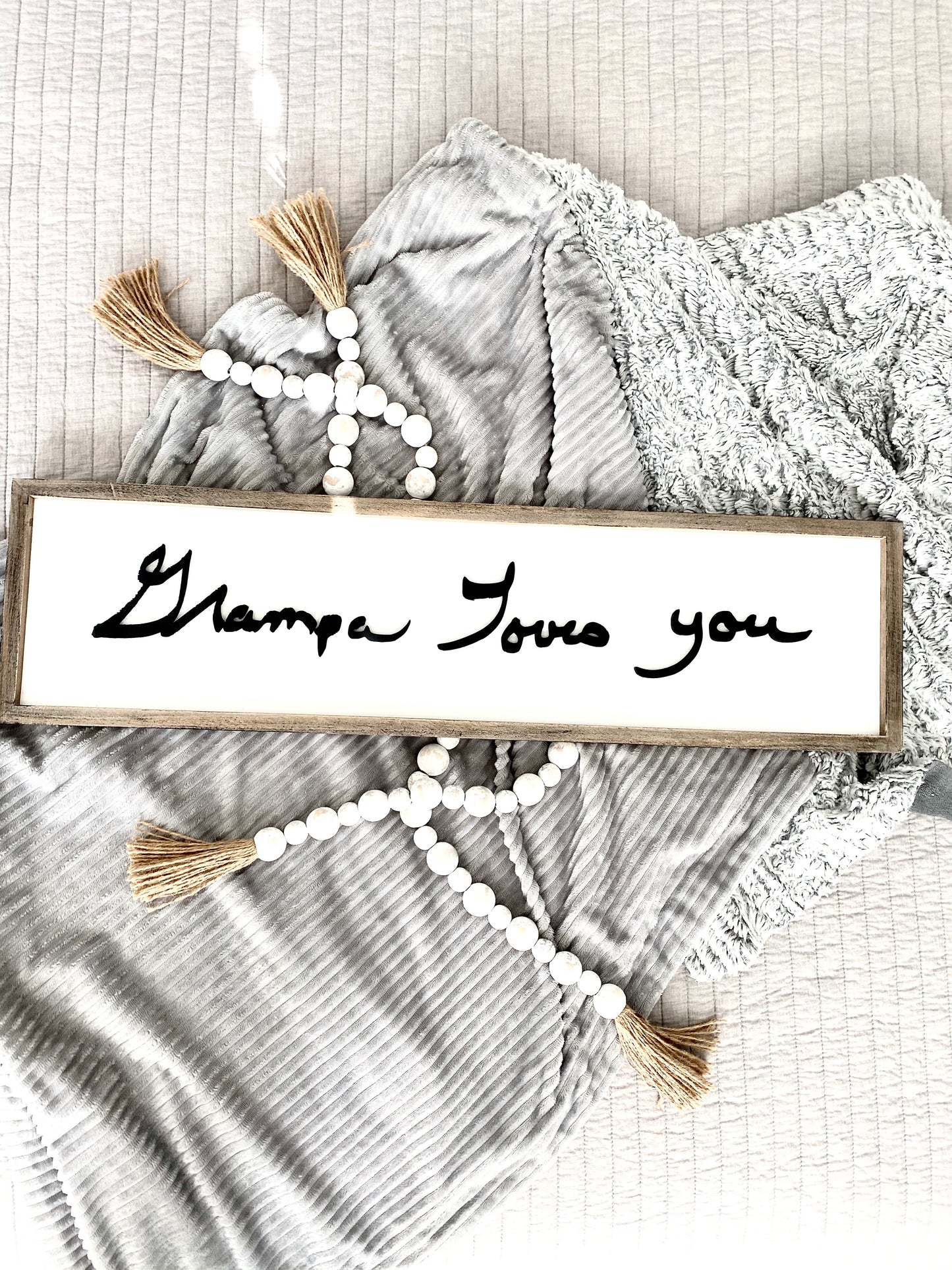 Custom Handwriting Sign, Personalized Wood Sign, Keepsake Gift, Memorial Sign, Memorial Gift, Laser Cut Handwriting Gift, Nursery Decor