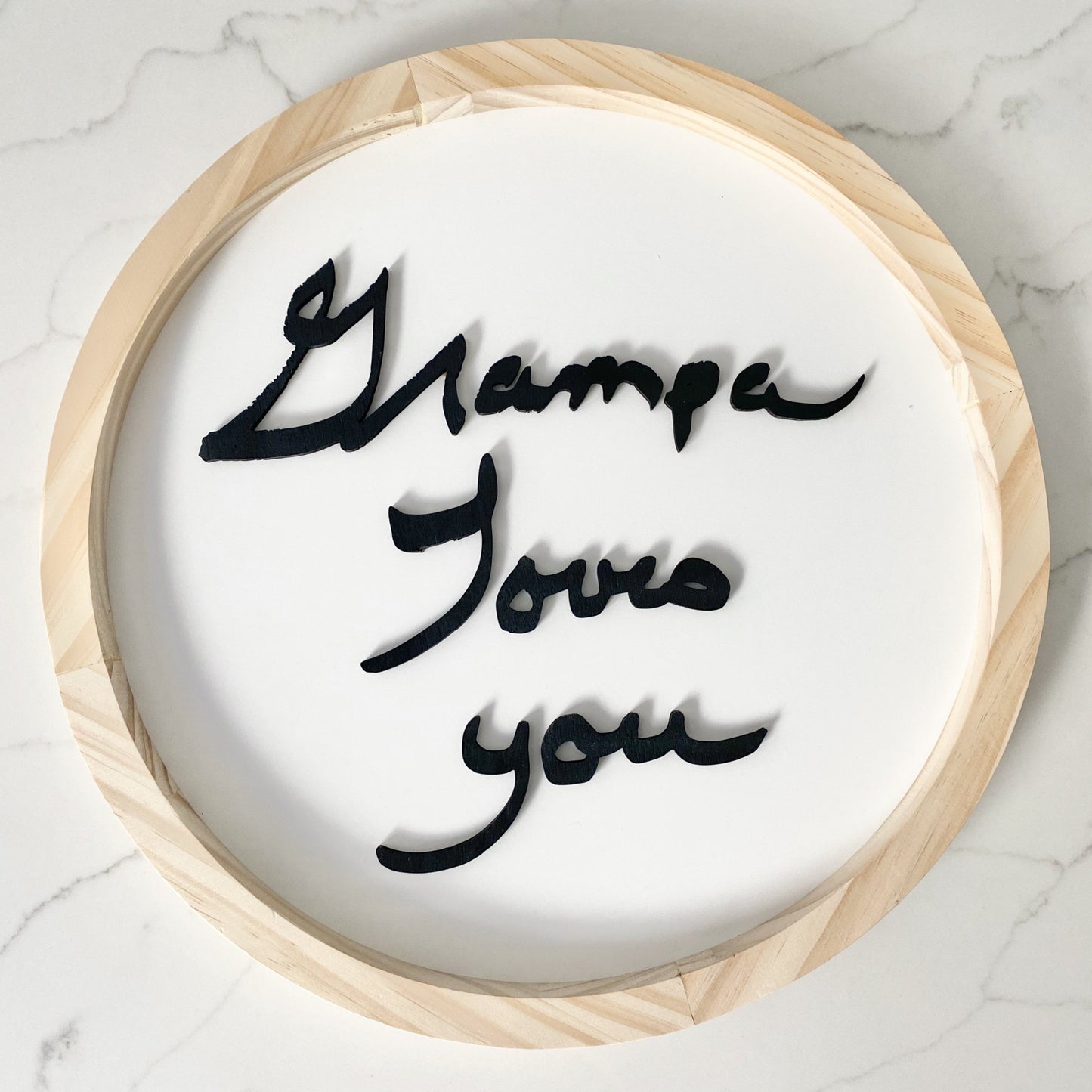 Custom Handwriting Sign, Personalized Wood Sign, Keepsake Gift, Memorial Sign, Memorial Gift, Laser Cut Handwriting Gift, Nursery Decor