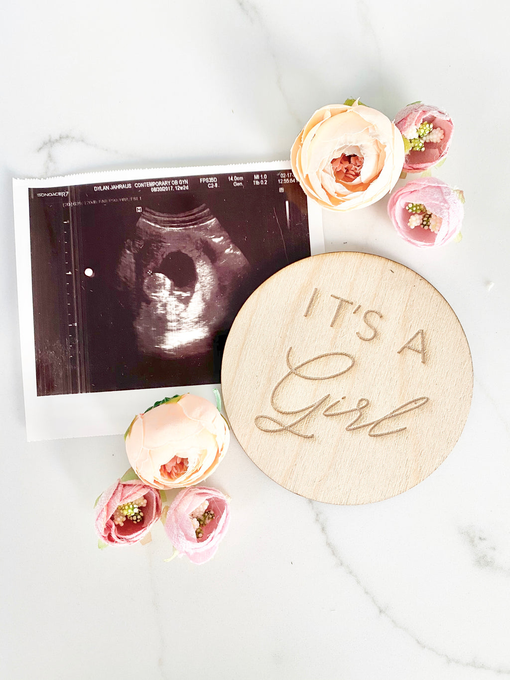 It's a Girl Announcement, It's a Boy, Gender Reveal, Baby Announcement, Gender Announcement, Baby Shower Gift, Social Media Pregnancy Photo