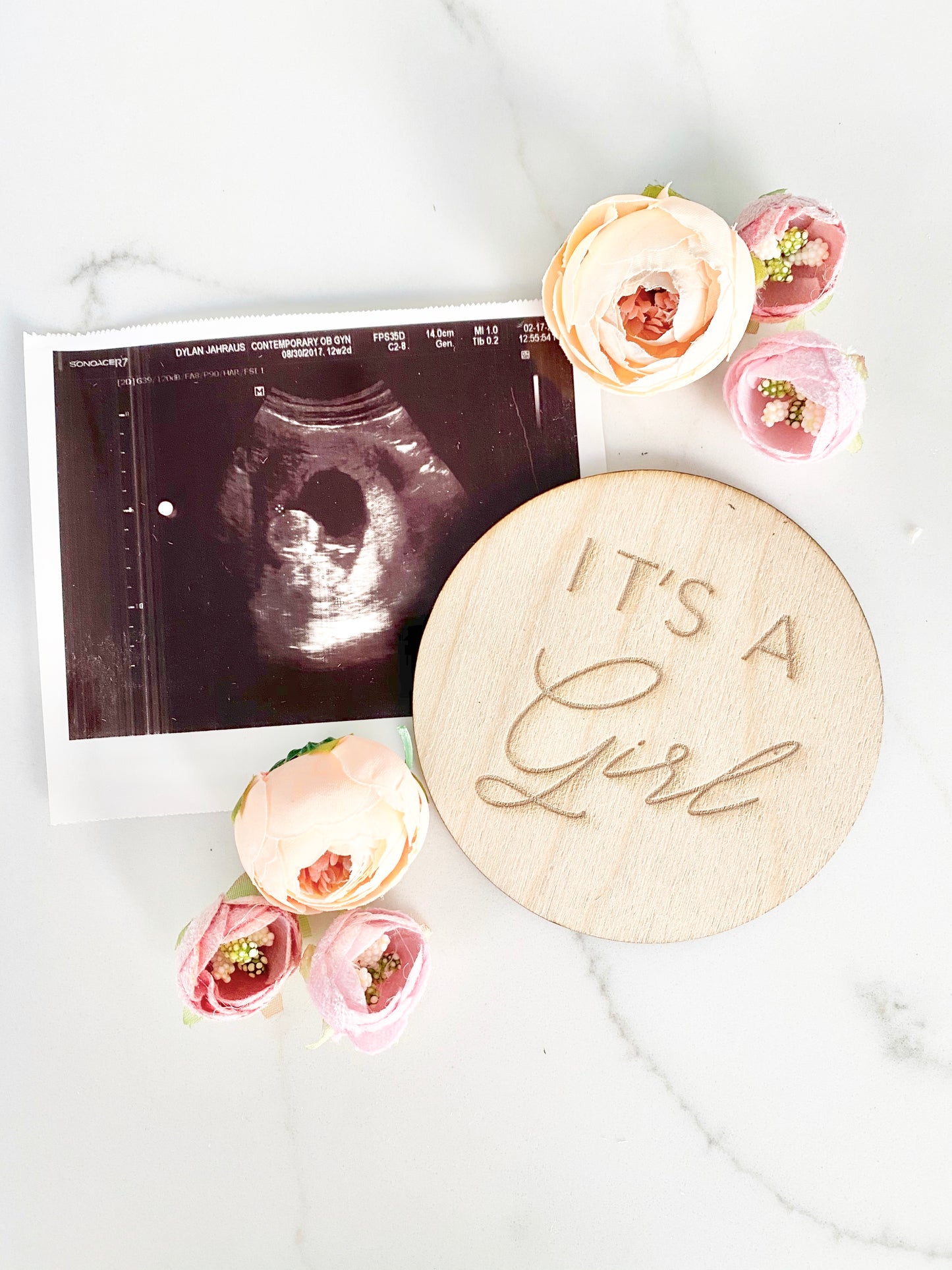 It's a Girl Announcement, It's a Boy, Gender Reveal, Baby Announcement, Gender Announcement, Baby Shower Gift, Social Media Pregnancy Photo