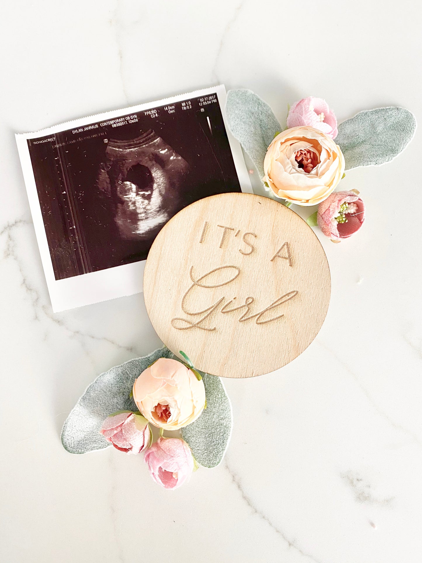 It's a Girl Announcement, It's a Boy, Gender Reveal, Baby Announcement, Gender Announcement, Baby Shower Gift, Social Media Pregnancy Photo