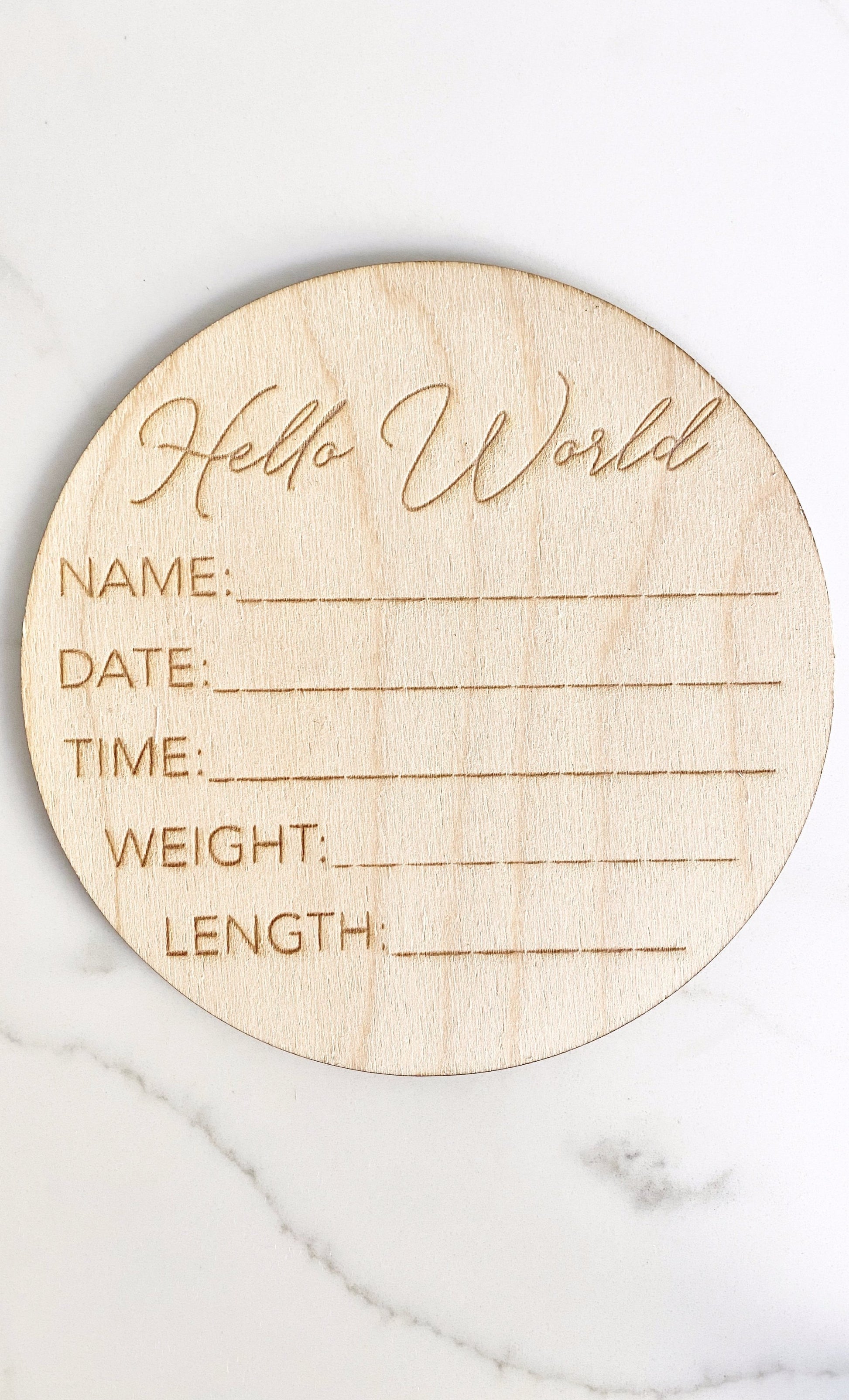 Hospital Birth Announcement Sign, Hospital Announcement Sign, Gender Neutral Baby Shower Gift, Engraved Newborn Stats, Newborn Photo Prop