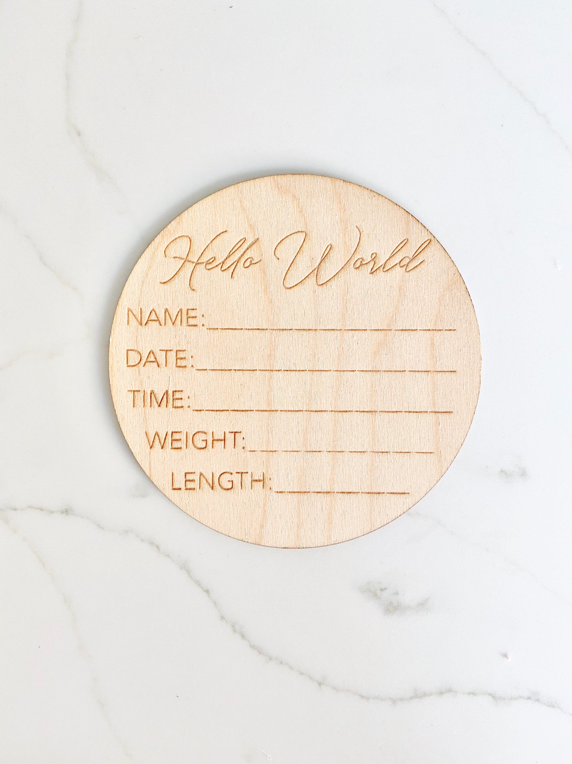 Hospital Birth Announcement Sign, Hospital Announcement Sign, Gender Neutral Baby Shower Gift, Engraved Newborn Stats, Newborn Photo Prop