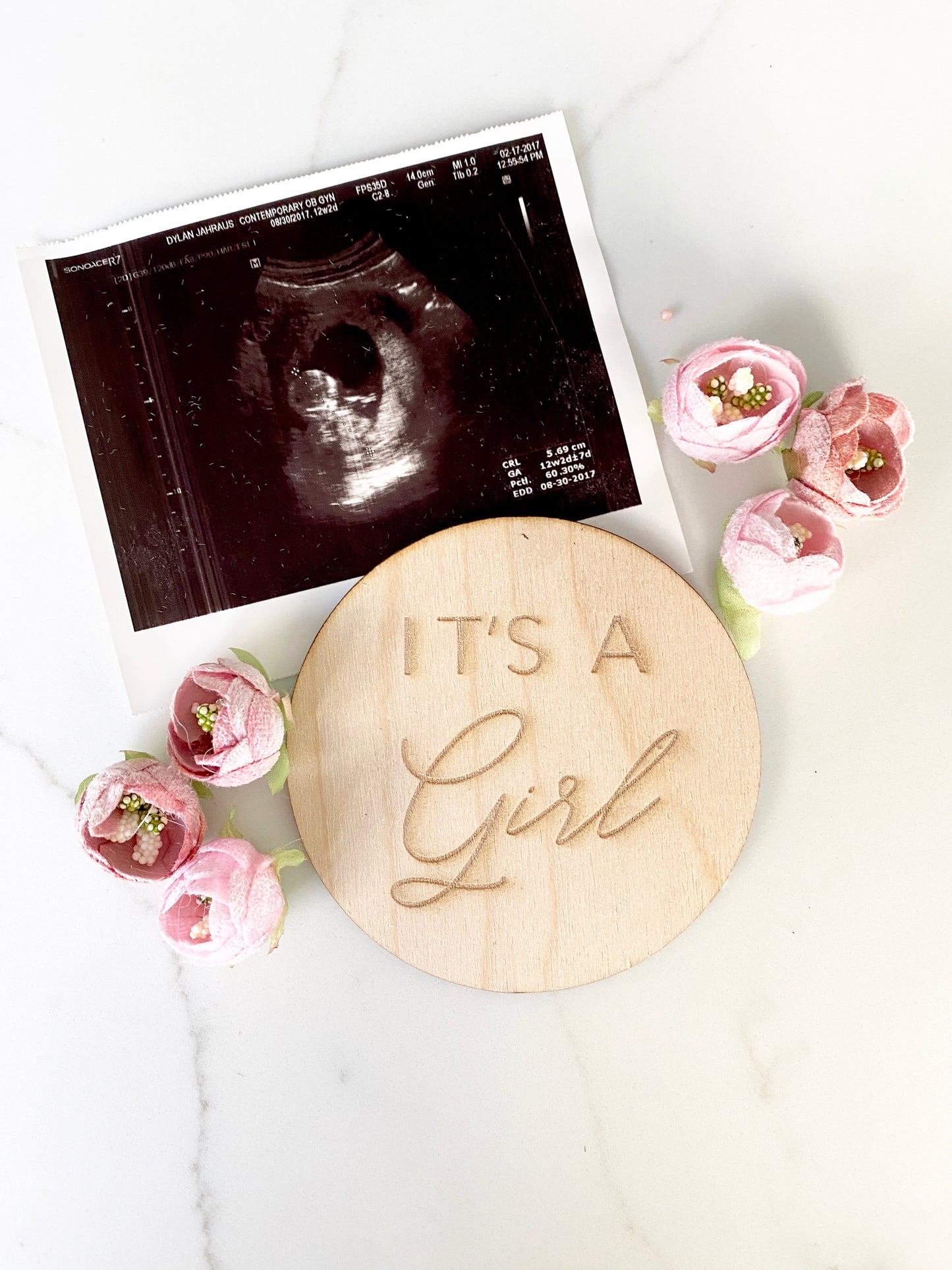 It's a Girl Announcement, It's a Boy, Gender Reveal, Baby Announcement, Gender Announcement, Baby Shower Gift, Social Media Pregnancy Photo