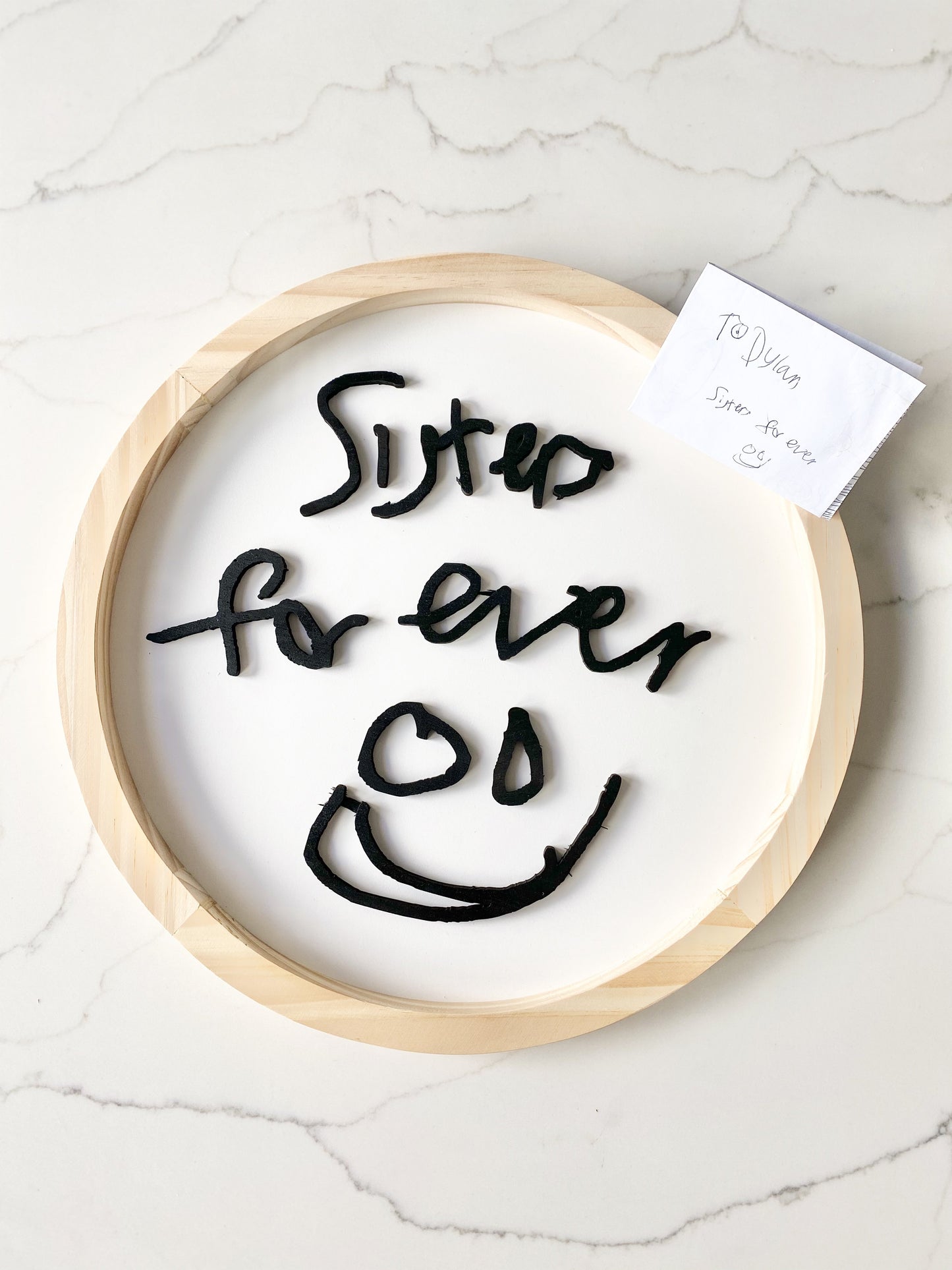 Custom Handwriting Sign, Actual Handwriting Gift, Moms Handwriting, Childs Handwriting, Family Keepsake Gift, Handwriting Memorial Gift