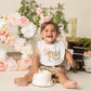 Flower initial prop floral letter personalized baby shower decor