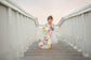Floral art flower number sign for girl birthday photo shoot