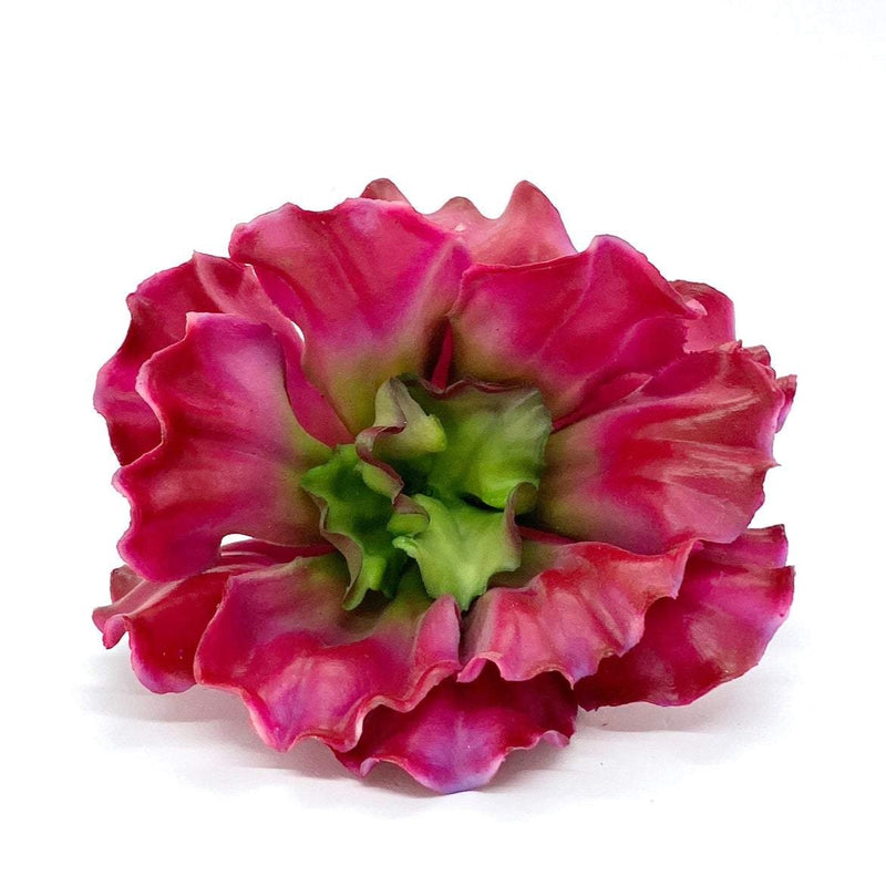 Large 5.5" Cabbage Succulent Pink Succulent Cabbage Echeveria Succulent in Green and Pink Succulent Artificial Succulent Artificial Cabbage