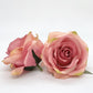 " Artificial Faded Red Rose Head Light Red Rose Red Silk Flower Red Wedding Flower Faded Red Flower Artificial Rose Head Red Floral