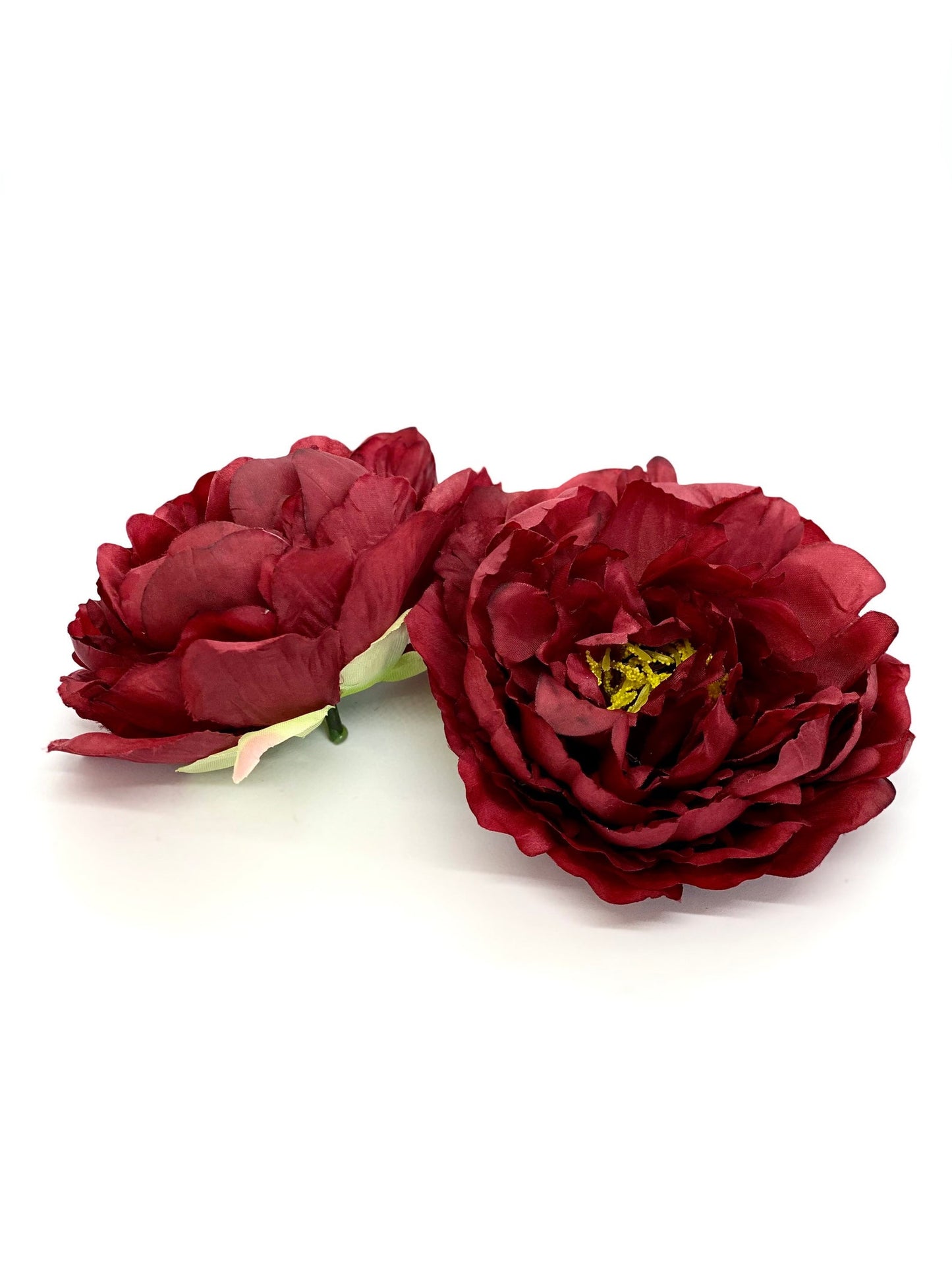 5" Deep Red Peony Burgundy Peony Wedding Flower Fluffy Peony Flower Artificial Peony Red Wedding Flower Dark Red Peony Decor Fall Wedding