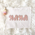 Large Zip Pouch 9" x 11" MAMA Essentials Pouch Toiletries Organizer Cosmetic Organizer Diaper Bag Organizer Canvas Zipper Pouch Large Bag