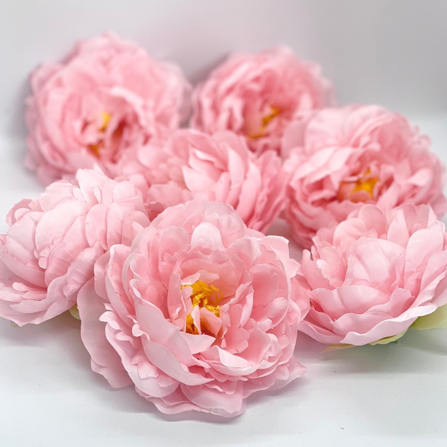 5" Baby Pink Peony Rose Pink Peony Wedding Flower Fluffy Peony Flower Artificial Peony Light Pink Wedding Flower Light Pink Peony Decor