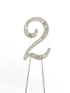 4" Rhinestone Number Cake Topper Rhinestone Cake Topper Rhinestone Birthday Number Cake Topper First Birthday Cake Number Second Birthday