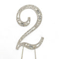 4" Rhinestone Number Cake Topper Rhinestone Cake Topper Rhinestone Birthday Number Cake Topper First Birthday Cake Number Second Birthday