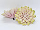 Pink artificial succulent for floral wreath and succulent wall