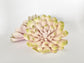 Blush pink succulent side view with short stem for wedding centerpiece