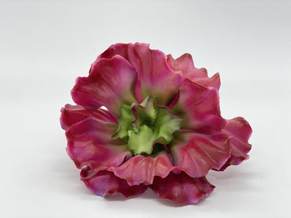 Large 5.5" Cabbage Succulent Pink Succulent Cabbage Echeveria Succulent in Green and Pink Succulent Artificial Succulent Artificial Cabbage