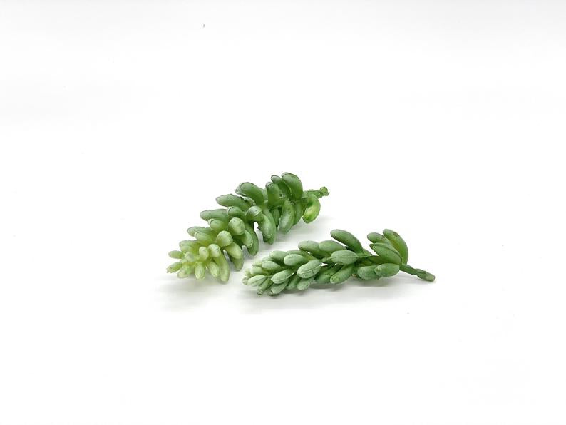 2.5" and 3.5" Seedling Succulents Artificial Succulents Fake Succulent Decor Faux Succulent Plant Green Succulent Seedling Plant Artificial