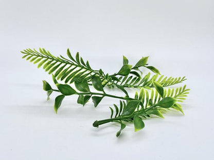 Set of 3 Tropical Greenery Accents Tropical Palm Greenery Fern Greenery Hawaiian Greenery Palm Accent Artificial Palm Artificial Fern