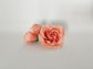 2" Burnt Orange Artificial Rose Rust Orange Rose Deep Orange Rose Boho Rose Orange Silk Flower Fall Silk Flower Fall Artificial Flower Crown