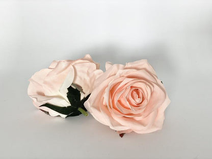 3.5" Peach Rose Peach Artificial Rose Light Peach Artificial Flower Wedding Dusty Peach Artificial Flower Peach Silk Flower Wedding Flower