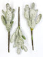 9.25" Artificial Cactus Pick Artificial Succulent Pick Faux Succulent Faux Cactus Decor Cacus Party Decor Frosted Cactus Light Green Cactus