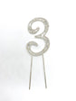 4" Rhinestone Number Cake Topper Rhinestone Cake Topper Rhinestone Birthday Number Cake Topper First Birthday Cake Number Second Birthday