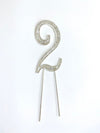 4" Rhinestone Number Cake Topper Rhinestone Cake Topper Rhinestone Birthday Number Cake Topper First Birthday Cake Number Second Birthday