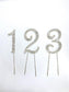 4" Rhinestone Number Cake Topper Rhinestone Cake Topper Rhinestone Birthday Number Cake Topper First Birthday Cake Number Second Birthday