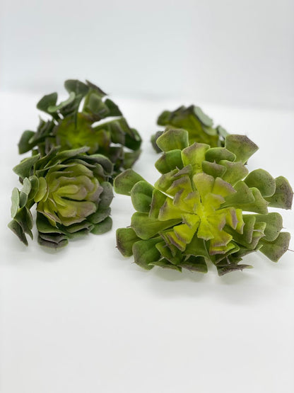 2.5", 3", 4", 4.25" Large Artificial Succulent Pick Large Succulent Terrarium Fake Succulent Planter Faux Succulent Wedding Succulent Decor