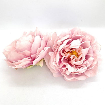 5" Light Pink Peony Two Tone Peony Wedding Flower Fluffy Peony Flower Artificial Peony Light Pink Wedding Flower Light Pink Peony Decor