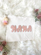 MAMA Canvas Zip Pouch Diaper Bag Organizer Travel Bag Toiletries Pouch Mom Gift