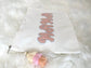 Large MAMA Zipper Bag Cream Canvas Organizer Pouch Mom Life Gift Hospital Bag