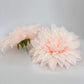 6" Large Peachy Blush Dahlia Artificial Dahlia Flower Artificial Flower Wedding Dahlia Party Decor Silk Flower Dahlia Flower Wedding Flower