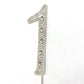 4" Rhinestone Number Cake Topper Rhinestone Cake Topper Rhinestone Birthday Number Cake Topper First Birthday Cake Number Second Birthday