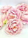 5" Light Pink Peony Two Tone Peony Wedding Flower Fluffy Peony Flower Artificial Peony Light Pink Wedding Flower Light Pink Peony Decor