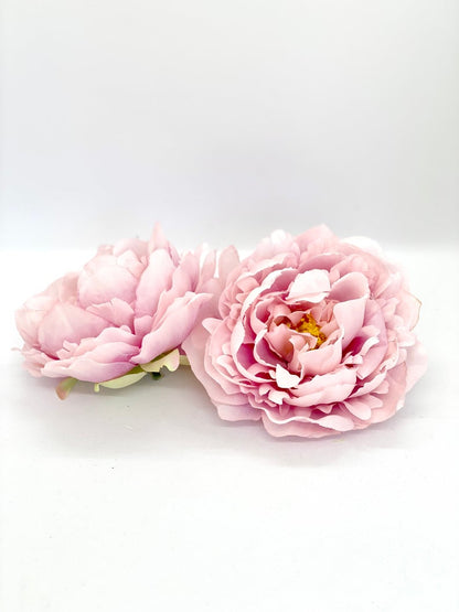 5" Light Pink Peony Two Tone Peony Wedding Flower Fluffy Peony Flower Artificial Peony Light Pink Wedding Flower Light Pink Peony Decor