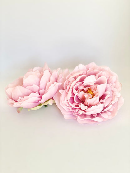 5" Light Pink Peony Two Tone Peony Wedding Flower Fluffy Peony Flower Artificial Peony Light Pink Wedding Flower Light Pink Peony Decor