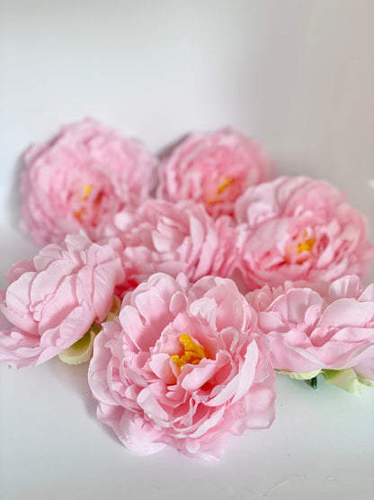 5" Baby Pink Peony Rose Pink Peony Wedding Flower Fluffy Peony Flower Artificial Peony Light Pink Wedding Flower Light Pink Peony Decor