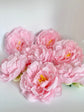 Fluffy light pink artificial peony for wedding party decor