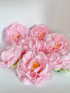 5" Baby Pink Peony Rose Pink Peony Wedding Flower Fluffy Peony Flower Artificial Peony Light Pink Wedding Flower Light Pink Peony Decor