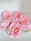 5" Baby Pink Peony Rose Pink Peony Wedding Flower Fluffy Peony Flower Artificial Peony Light Pink Wedding Flower Light Pink Peony Decor